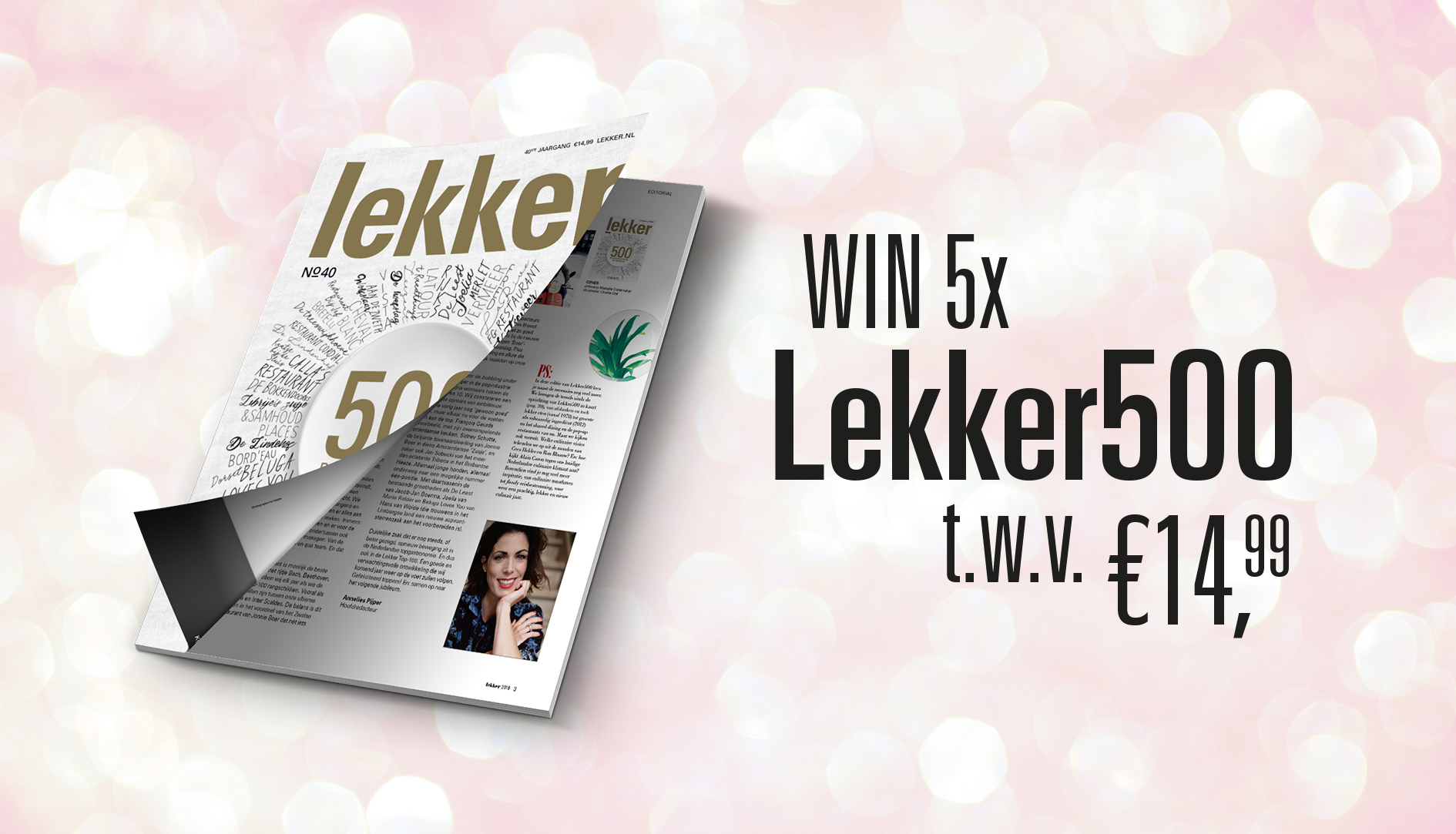 Win gratis editie van Lekker500! Lekker